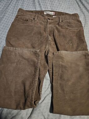 Y2K 2005 Men's Levi's Relaxed Straight Corduroy Pants - Tan